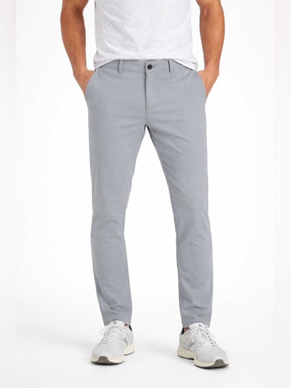 VUORI Meta Performance Pant Short 28 V430-S Light Gray Athletic Travel Casual